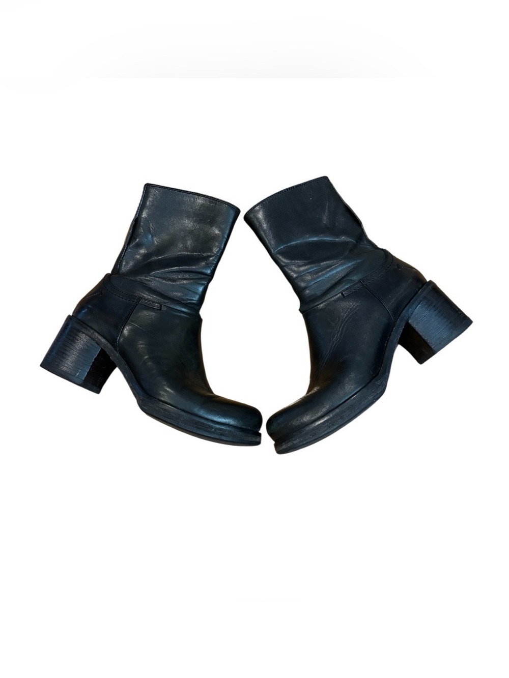 CNC Costume National Black Leather Boots